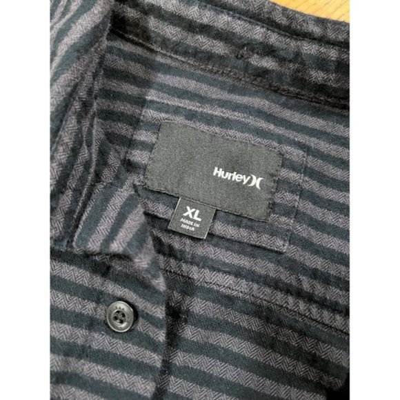 Shirt Hurley Stripped Button Up - Picture 5 of 6